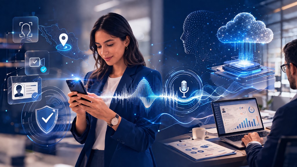 Validación de identidad en ALVA: app, selfie, video, ubicación e identificación antes del cuestionario de voz